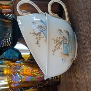 Johann Haviland Bavaria Two Cups with Cranes